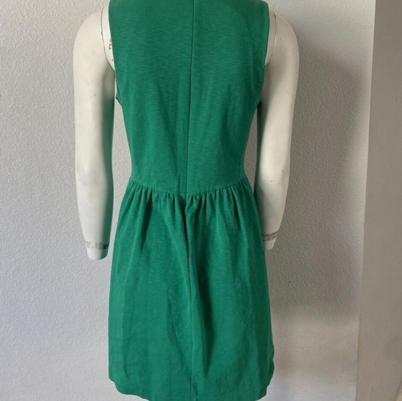 J. Crew Classic Green Dress with Pockets Size Small - Picture 3 of 5